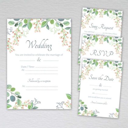 Eucalyptus Wedding Invitation Collection